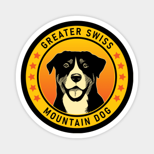 Greater Swiss Mountain Dog Portrait Magnet
